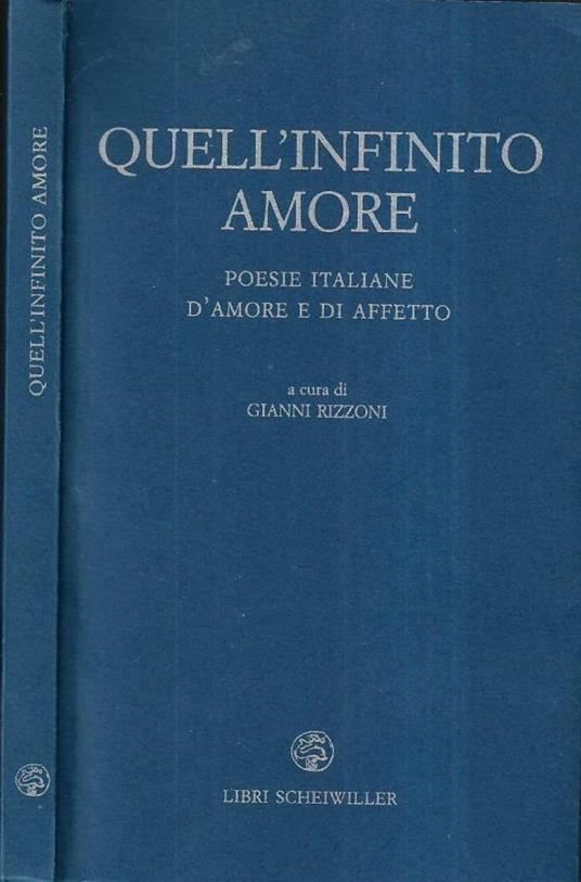 Quell' infinito amore - copertina