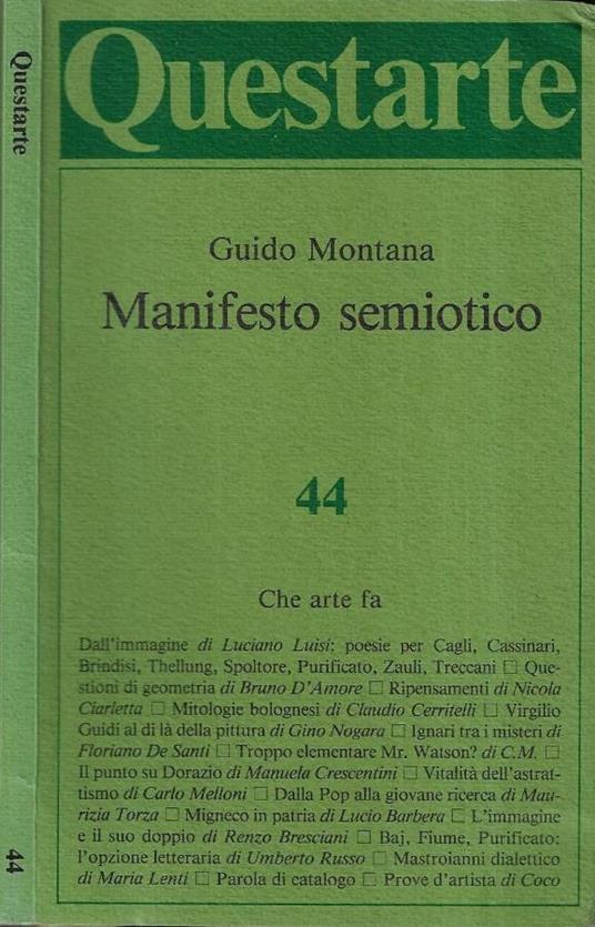 Manifesto semiotico - copertina