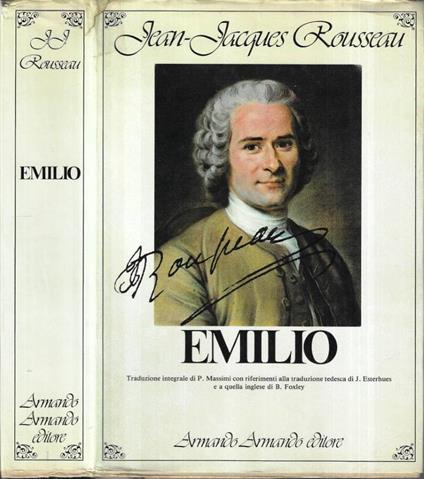 Emilio - Jean-Jacques Rousseau - copertina