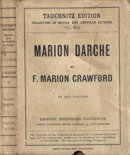 Marion Darche - copertina