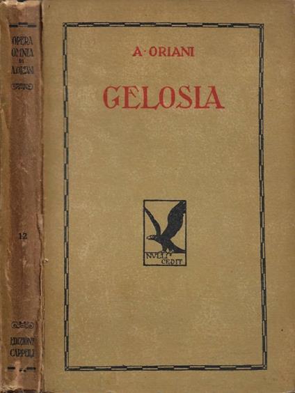 Gelosia - Alfredo Oriani - copertina