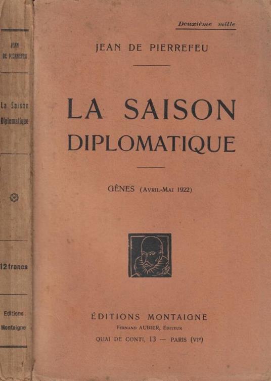 La saison diplomatique - copertina