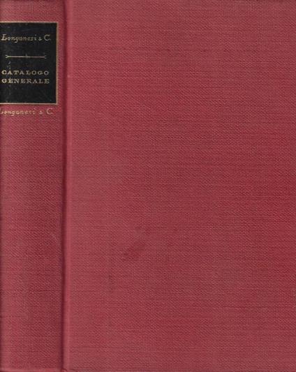 Catalogo generale Longanesi e C - copertina