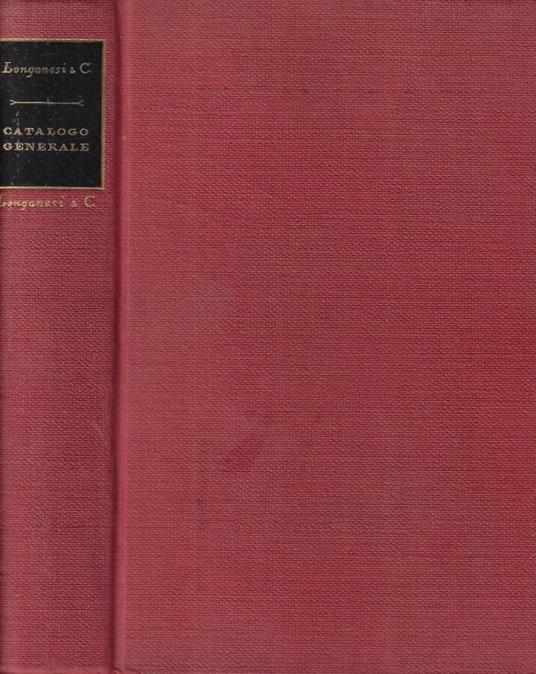 Catalogo generale Longanesi e C - copertina