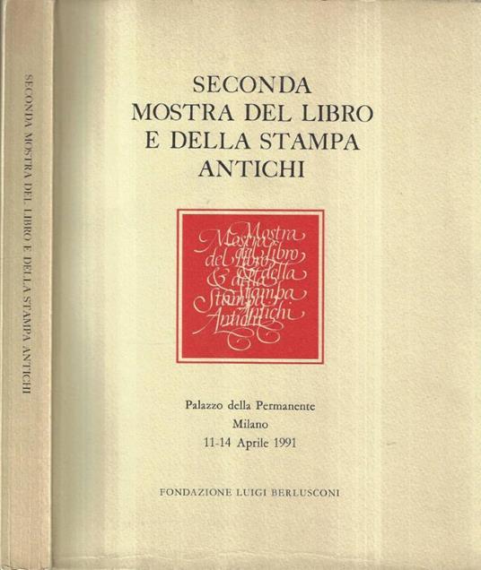 Seconda mostra del libro e della stampa antichi - copertina