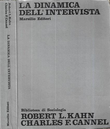 La dinamica dell' intervista - copertina