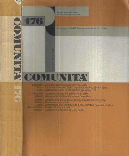 Comunità 176 - copertina