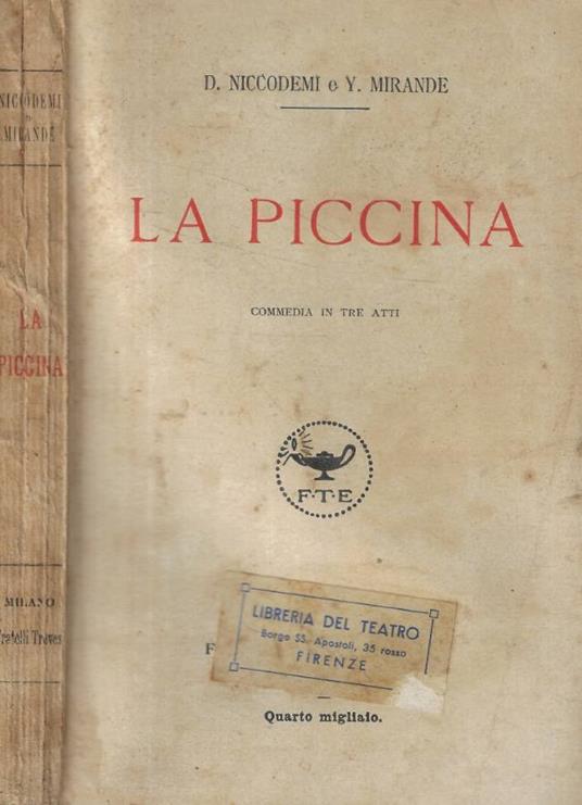 La piccina - copertina