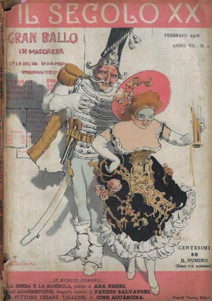 Il secolo XX n. 2 Anno 1908 - copertina