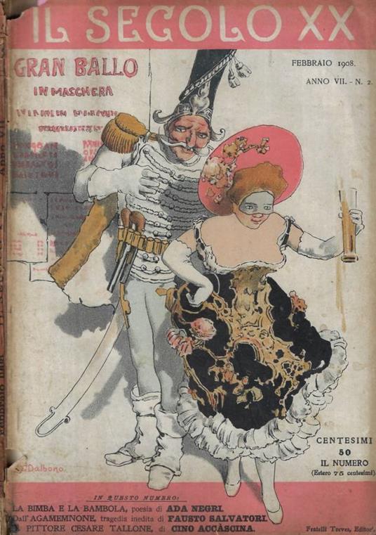Il secolo XX n. 2 Anno 1908 - copertina