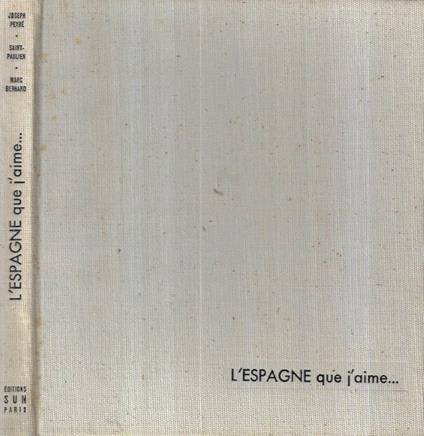 L' Espagne que j' aime - copertina