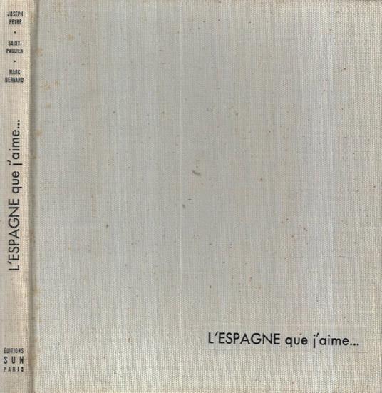 L' Espagne que j' aime - copertina