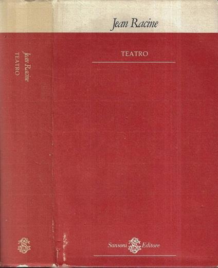 Teatro - Jean Racine - copertina