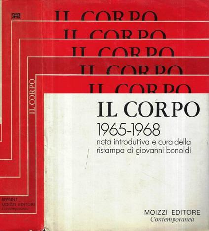 Il corpo 1965 - 1968 - copertina