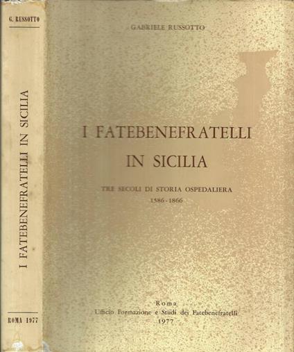I Fatebenefratelli in Sicilia - copertina