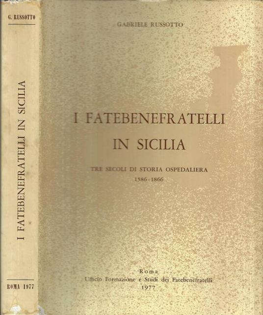 I Fatebenefratelli in Sicilia - copertina