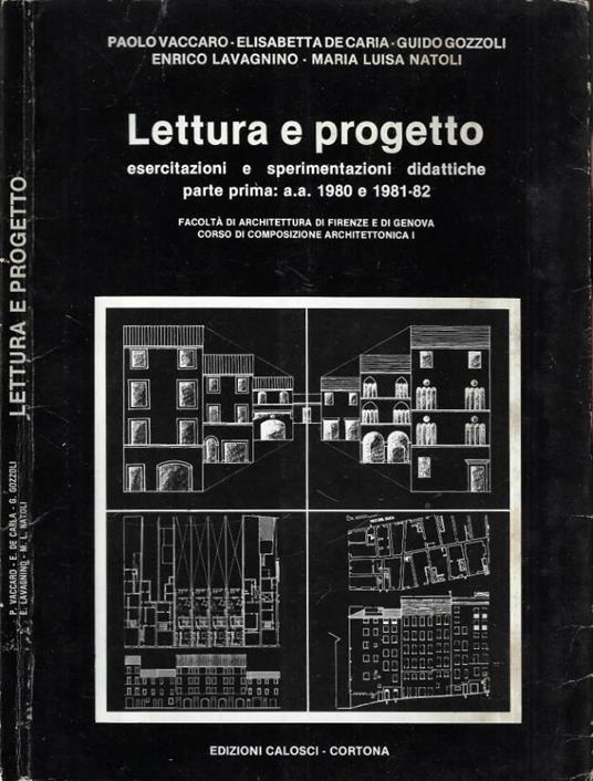 Lettura e progetto - copertina