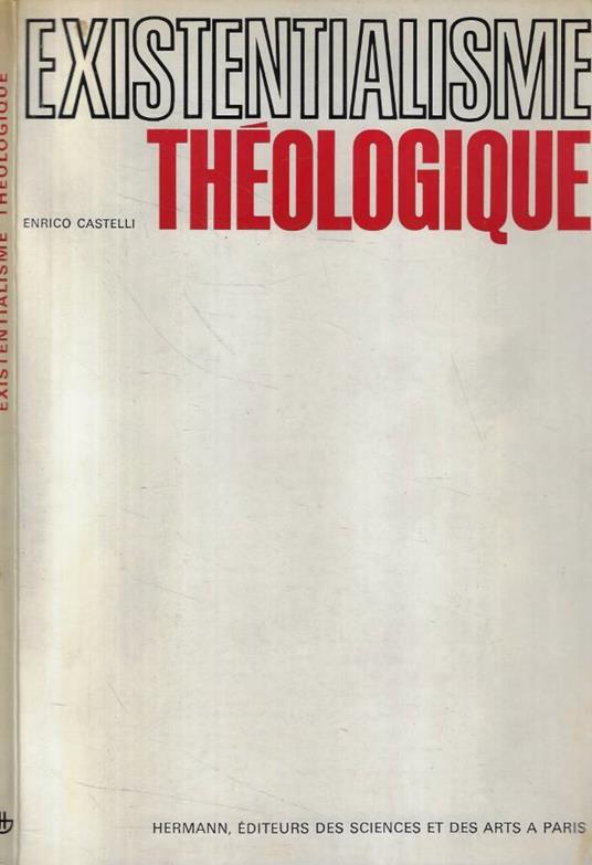 Existentialisme théologique - copertina