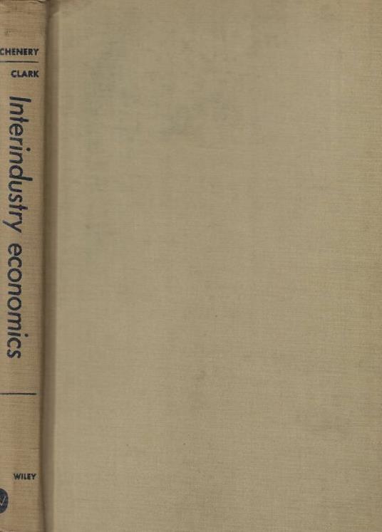 Interindustry economics - copertina