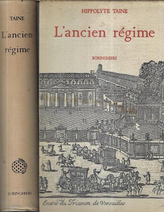 L' ancien régime - Hippolyte Taine - copertina