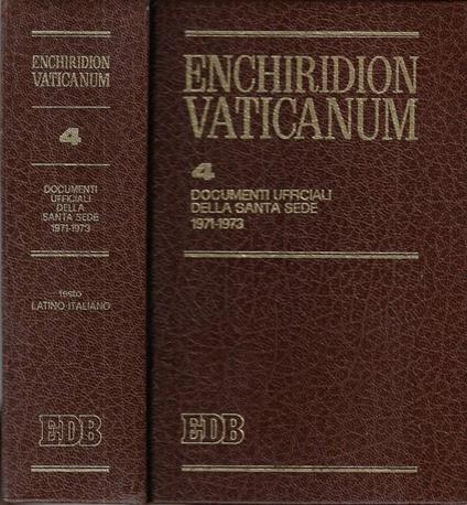 Enchiridion Vaticanum 4 - copertina