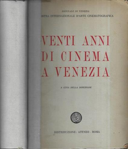 Venti anni di cinema a Venezia - copertina
