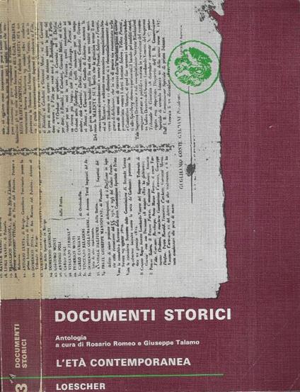 Documenti storici Vol. III - copertina