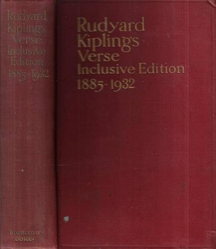 Verse - Rudyard Kipling - copertina