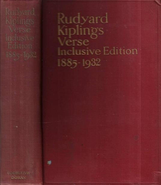 Verse - Rudyard Kipling - copertina