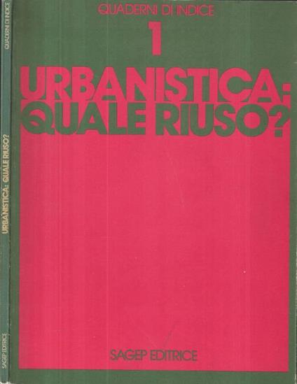Urbanistica. Quale riuso? - copertina