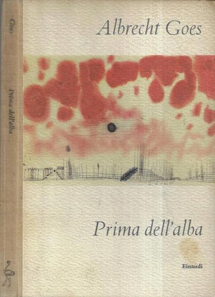 Prima dell' alba - Albrecht Goes - copertina