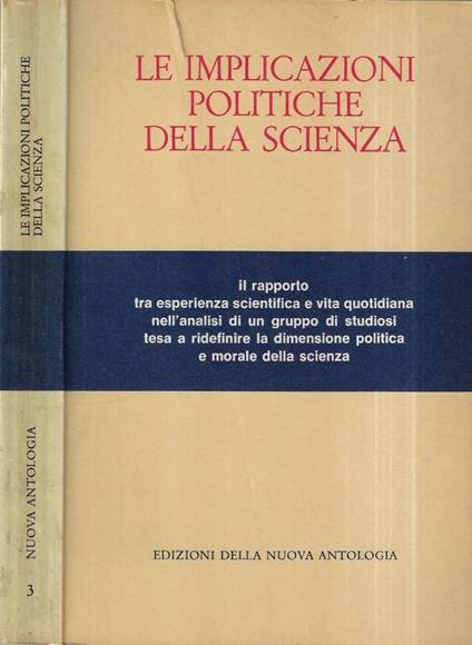 Le implicazioni politiche della scienza - copertina