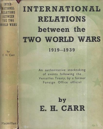 International relations between the two world wars - copertina
