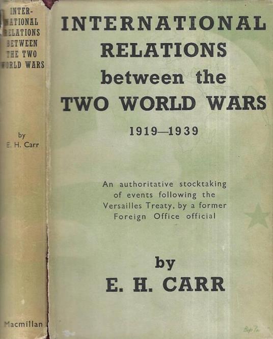 International relations between the two world wars - copertina