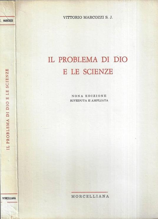 Il problema di Dio e le scienze - Vittorio Marcozzi - copertina