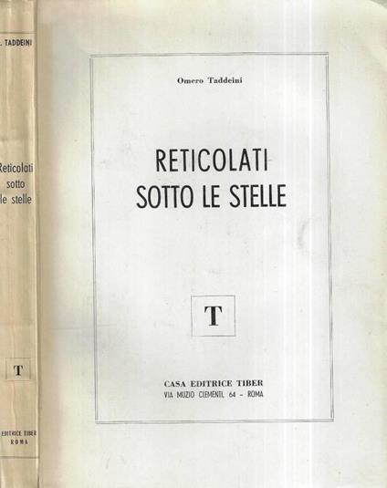 Reticolati sotto le stelle - copertina