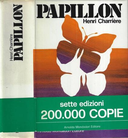 Papillon - Henri Charrière - copertina