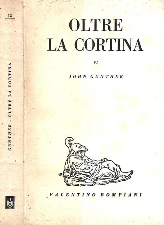 Oltre la cortina - John Gunther - copertina