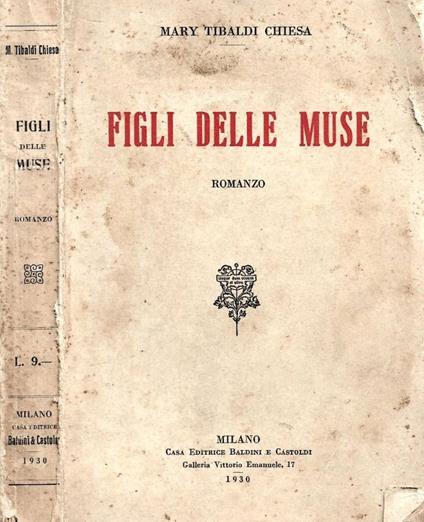 Figli delle muse - copertina