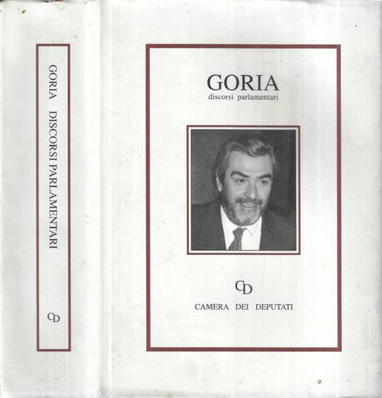 Goria discorsi parlamentari - copertina