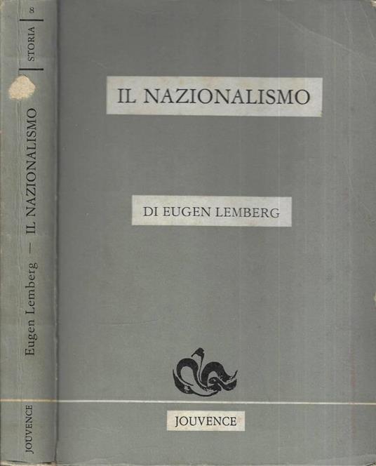 Il nazionalismo - Eugen Lemberg - copertina