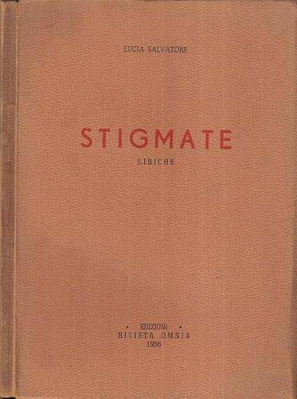 Stigmate - copertina