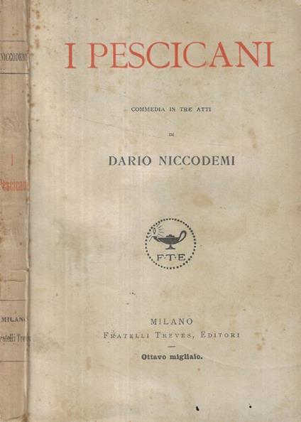 I pescicani - Dario Niccodemi - copertina