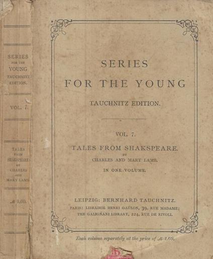 Tales from Shakespeare - copertina