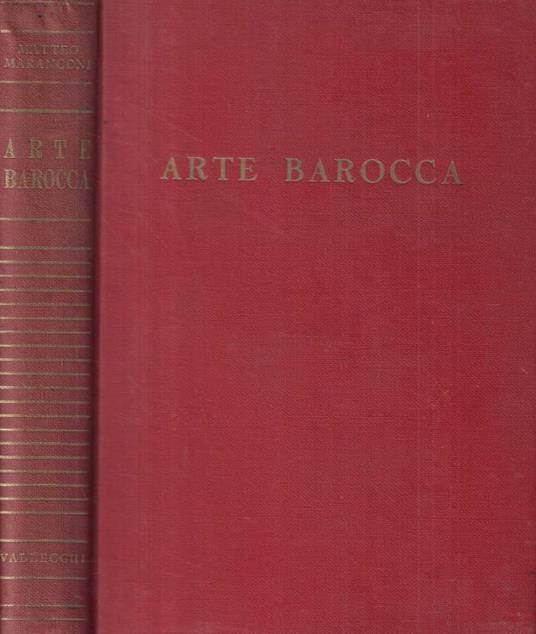 Arte Barocca - Matteo Marangoni - copertina