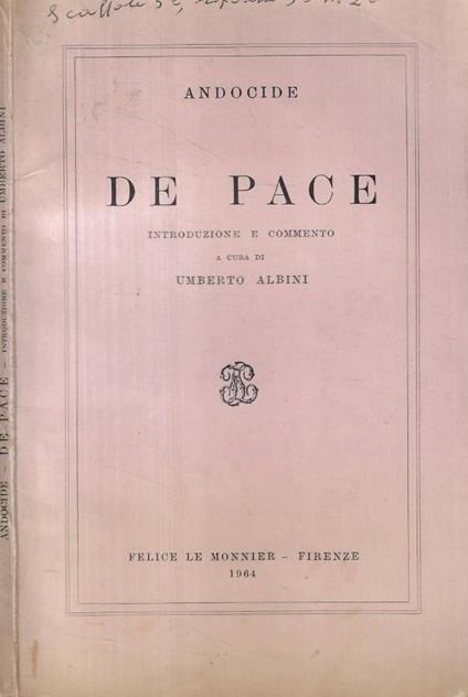 De Pace - copertina