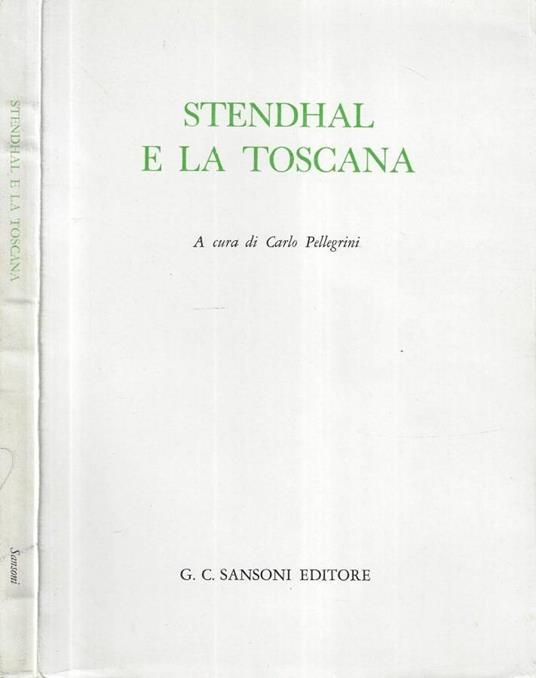 Stendhal e la Toscana - copertina