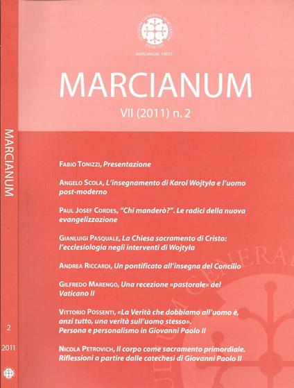 Marcianum - copertina