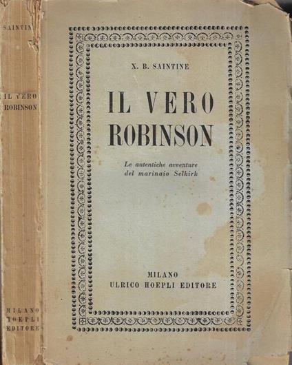 Il vero Robinson - copertina
