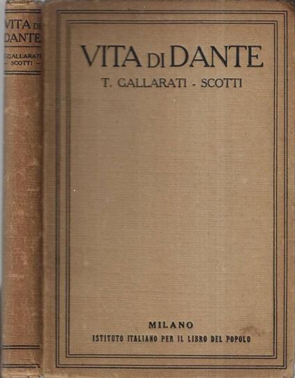 Vita di Dante - copertina